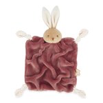 Doudou plat plume lapin bordeaux 24 cm - kaloo Doudou plat plume lapin bordeaux 24 cm - kaloo