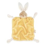 Doudou plat plume lapin jaune 24 cm - kaloo Doudou plat plume lapin jaune 24 cm - kaloo