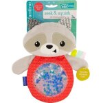 Doudou raton laveur sensoriel beige de infantino