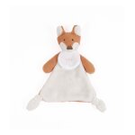 Doudou renard a broder - dmc - un cadeau de naissance unique et personnalis orange