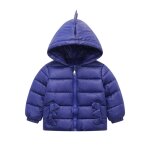 Doudoune lgre a capuche pour bb, manteau d'hiver a fermeture eclair, vtement d'extrieur coupe - ...
