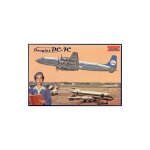 Douglas dc - 7c royal dutch airlines (klm) - maquette d'avion roden rod302 - roden