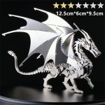 Dracaufeu - puzzle 3d en métal style animal, kits de jeux en acier warcraft, assemblage de jouets educatifs ... Dracaufeu - puzzle 3d en métal style animal, kits de jeux en acier warcraft, assemblage de jouets educatifs ...