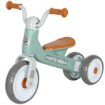Draisienne 3 roues enfant 12 - 36 mois pneu eva silencieux grande selle m�tal vert d'eau