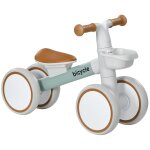Draisienne v�lo enfant 4 roues selle r�glable, guidon ergonomique alliage alu. pp gris marron vert, enfant ...