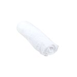Drap housse en gaze de coton - 100% coton - 60 x 120 cm - blanc