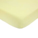 Drap housse jaune 40 x 80 cm - trois kilos sept