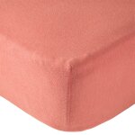 Drap housse terracotta 70 x 140 cm - babycalin