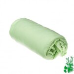 Drap housse viscose bambou 90x190 couleur - anis