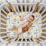 Drap de lit pour berceau de fort, couverture de fort pour bbs, tout - petits, petits enfants, unisexe, ...