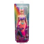 Dreamtopia barbie - poup�e sir�ne corail - poup�e mannequin - 3 ans et +