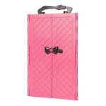Dressing de poupe princesse rose, dressing rose portable, jouet pour filles.