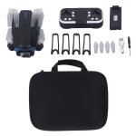 Drone double cam�ra hd avec eclairage eclat�, h�licopt�re quadricopt�re rc pour l'ext�rieur, double batterie ...