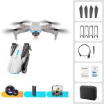 Drone e99 k3 pro 4k, cam�ra haute d�finition, eviter les vols professionnels, pliable en hauteur, maintient ...