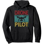 Drone pilot shirt rc quadcopter drone operator retro drones sweat a capuche - marque gnrale