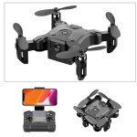 Drone pliable wifi 6 axes gyro 4ch rc, cam�ra hd 2. 4g, altitude, contr�le par application, t�l�commande ...