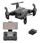 Drone de poche v2 avec cam�ra hd 4k wifi fpv, pression de l'air, maintien d'altitude, pliable, mini quadricopt ...