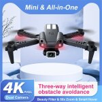 Drone s95 a trois c�t�s pour eviter les obstacles, cam�ra hd 4k, wifi fpv, h�licopt�re rc, quadcopter, ...