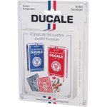 Ducale origine - 2 jeux de 54 cartes - jeu de rami - qualit premium, bleu et rouge[z977]