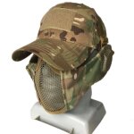 Dulmasks - casquette de baseball combinée, cagoule militaire, masque en maille, style ninja, demi - visage ... Dulmasks - casquette de baseball combinée, cagoule militaire, masque en maille, style ninja, demi - visage ...
