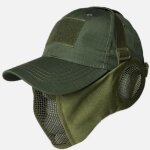 Dulmasks - casquette de baseball combinée, cagoule militaire, masque en maille, style ninja, demi - visage ... Dulmasks - casquette de baseball combinée, cagoule militaire, masque en maille, style ninja, demi - visage ...