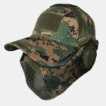 Dulmasks - casquette de baseball combinée, cagoule militaire, masque en maille, style ninja, demi - visage ... Dulmasks - casquette de baseball combinée, cagoule militaire, masque en maille, style ninja, demi - visage ...