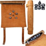 Dungeon sac pour les dés et piste de dés cuir, 2 en 1, sac et plateau jeu de dés + ensemble de dés, donjons ... Dungeon sac pour les dés et piste de dés cuir, 2 en 1, sac et plateau jeu de dés + ensemble de dés, donjons ...
