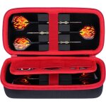 Dure fléchettes etui cas pour 6 fléchettes à pointe en acier ou fléchettes à pointe souple (noir + rouge) ... Dure fléchettes etui cas pour 6 fléchettes à pointe en acier ou fléchettes à pointe souple (noir + rouge) ...