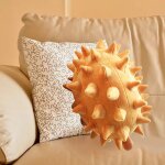 Durio fruit en peluche, jouet en forme de fruit, poup�e, oreiller de sommeil, d�coration de bureau pour ...