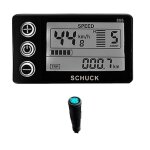 Ebike s866 ecran lcd compteur vlo electrique 24v 36v 48v panneau de commande avec prise etanche pour ...