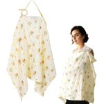 Echarpe allaitement bebe, cape allaitement, tablier allaitement, couverture allaitement, 93 x 65 cm, ...