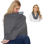 Echarpe d'allaitement pour bb servant aussi de foulard de marque neotech care - couverture large - ...