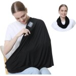 Echarpe d'allaitement pour bb servant aussi de foulard de marque neotech care - couverture large - ...