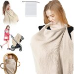 Echarpe d'allaitement pour les dplacements, 76 x 95 cm, couverture d'allaitement pour les voyages, avec ...