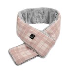 Echarpe chauffante rechargeable pour hommes et femmes, coussin chauffant avec 3 niveaux de chauffage, ...