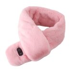 Echarpe chauffante usb pour hommes et femmes, chle, chauffage intelligent, couleur unie, vibration, ...