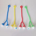 Echarpe elastique de dessin anim� 5 pi�ces / ensemble, poup�e de farces d'horreur, globes oculaires effrayants ...