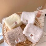 Echarpe gothique avec dessin anim� japonais pour fille, foulard mignon avec ours brod� pour garder au ...