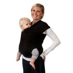 Echarpe de portage boba wrap noire