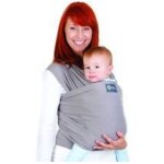 Echarpe de portage extensible boba wrap gris