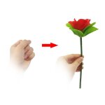 Echarpes en roses pliantes pour les mains vides, jouets magiques pour changer de rose