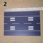 Echelle 1:400 airport aircraft runway apron plate - forme d'exposition peut fendre - piste 2 de l'aéroport ... Echelle 1:400 airport aircraft runway apron plate - forme d'exposition peut fendre - piste 2 de l'aéroport ...