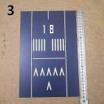 Echelle 1:400 airport aircraft runway apron plate - forme d'exposition peut fendre - piste 3 de l'aéroport ... Echelle 1:400 airport aircraft runway apron plate - forme d'exposition peut fendre - piste 3 de l'aéroport ...
