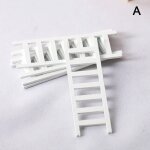 Echelle en bois pour maison de poupée 1:12, 5 pièces, meubles miniatures, escaliers, décoration de la ... Echelle en bois pour maison de poupée 1:12, 5 pièces, meubles miniatures, escaliers, décoration de la ...