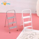Echelle miniature en mtal pour maison de poupe 1:12, simulation de meubles, escalier de scurit, dcoration ...