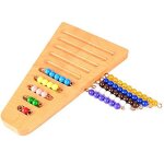 Echelle de perles colores pour enfants, accessoire d'apprentissage prscolaire, accessoire de maths ...