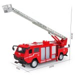 Echelle technique en alliage moul sous pression 1:50, simulation de levage de feu, collection de modles ...