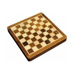 Echiquier : coffret patin� echecs magn�tique 25cm