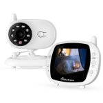 L'�coute - b�b� babyphone cam�ra vid�o sans fil 3. 2 pouces lcd norme eu visiophone b�b� 2. 4 ghz vision ...