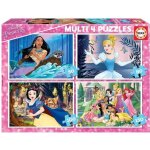 Educa multi 4 puzzles disney princess 50 + 80 + 100 + 150